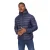 Crosshatch Heren Gattering Jas (Marine)