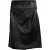 Givenchy rok met uitsnijdingen en reliëf in zwart leer