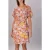 River Woods Dress With Knot On The Side Multi