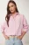 Getextureerde Geborduurde Lange Mouwen Shirt met Knopsluiting