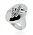 Orphelia Dames 925 Sterling Zilveren Ring – Zilver ZR-3579