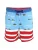 UNABUX Zwemshorts ‘ WATER GIRAFFE ‘  blauw / rood / wit
