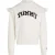 Tommy Hilfiger Gebreide trui met logo voor meisjes (Ivoor)