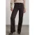 Pink Noir straight leg broek – bruin