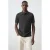 Mango Man regular fit gemêleerde piqué polo – donkergrijs