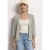 Jas met lange mouwen in gebreide look