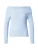 Only Trui Onlkatia Ls Off Shoulder Knt Noos 15311830 Kentucky Blue Melange Dames