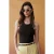 Slim Fit Halterhals Tricot Blouse