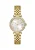 Gc Analoog horloge ‘Flair Crystal’  goud / wit