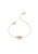 Furla Jewellery Armband ‘1927’  goud / wit
