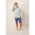 White Stuff Peacock Printed Slim Fit Shirt Natural White