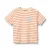 Wheat gestreept T-shirt oranje/ecru
