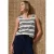 Gebreide top met zigzagpatroon