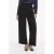 VILA wide leg high waist pantalon zwart