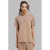 adidas Sportswear regular fit T-shirt met logo – beige