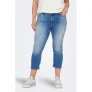 ONLY CARMAKOMA cropped skinny capri jeans CARWILLY lichtblauw