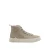 Hoge leren sneakers met reliëflogo voor vrouwen s.Oliver