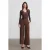 Vrouwen Riem Taille Wijde Pijpen Crepe Broek