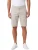 Chino shorts Brax grijs katoen polyester elastaan