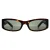 Saint Laurent Rechthoek Dames Donker Gespikkeld Havana Grijs SL M152