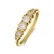 Lucardi Ring ‘Weinlese’  goud / wit