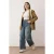 Trendyol Curve Dames Blauw Effen Barrel Hoge taille Grote maten Jeans
