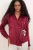 Vrouwen Satin Strik-Voorkant Shirt