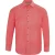 Firetrap Effen heren overhemd van katoenmix (Rood)