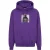 Boss Heren Silhouette Pullover Hoodie (Donkerpaars)