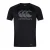 Canterbury Heren Groot Logo Super Light T-Shirt (Zwart/Gunmetaalgrijs)