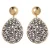 Candy Sweet Jewellery oorbellen CS24272 goudkleurig/grijs