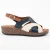 Purapiel Sandalen Met Een Sleehak Leida Blauw