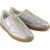 TOMS Collins Leren Dames Zilveren Sneakers