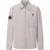 Pretty Green Nylon overshirt voor heren (Lichtgrijs)