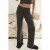 Elastische Taille Zachte Textuur Gebreide Broek