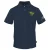 Plein Sport Marineblauw poloshirt met klein tijgerkraslogo