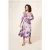 White Stuff Tea Midi Jersey Dress Blue Multi