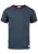 !Solid Shirt ‘Manoldo’  donkerblauw / bordeaux