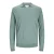 Jack & Jones Trui Cigor Linen Split Neck Groen