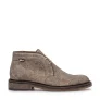 Floris van Bommel suède veterboots lichtbruin