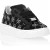Satin Lo-Top Sneakers Monogram Strass