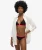 Elastische Triangelbikinitop Zwart