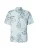 INDICODE JEANS Overhemd ‘INGarden’  aqua / donkerblauw