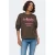 ONLY sweater met tekst – bruin
