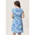 Miss Etam korte jurk met print – blauw