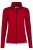 HAKRO Regular Fit Dames fleece jas rood, Effen