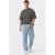 Baggy Denim Broek met Koord Taille