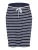 BLUE SEVEN Rok  donkerblauw / wit