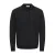 ONLY & SONS regular fit gestreepte gebreide trui – zwart