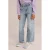 WE Fashion Blue Ridge high waist loose fit jeans lichtblauw